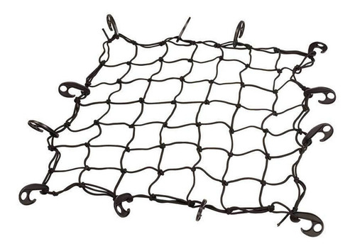Imagen 1 de 7 de Red Elástica Cargas Baul Trailer Techo 12 Ganchos 100x100 Cm
