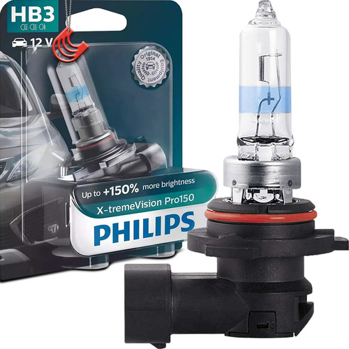 Imagem 1 de 4 de Lâmpada Philips X-treme Vision Pro150 Hb3 60w 12v Mais Luz