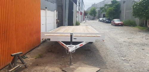 Remolque Traila Plataforma Cama Alta Tarima Camion Rey
