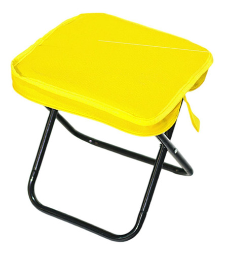 Silla Plegable Para Acampar Pie De Sillón Plegable Amarillo