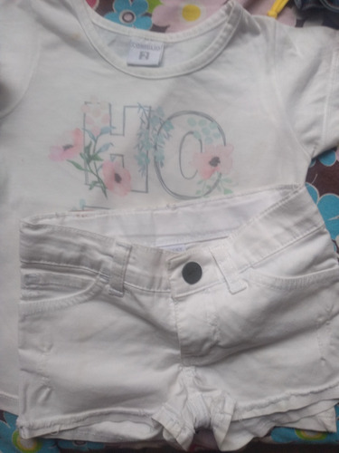 Lote Nena Talle 2  Cheeky Y Remera Coniglio Talle 2 