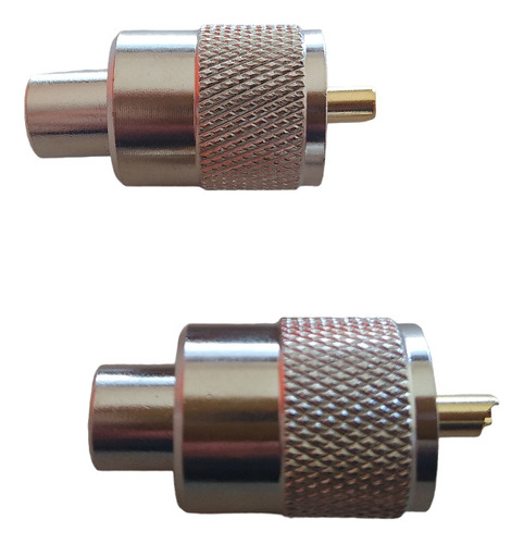 Conector Pl259 Uhf Macho Para  Rg58 X 2 Unidades