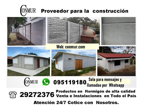 Imagen 1 de 12 de Casas Y Muros Prefabricados Construcción E Instalación.