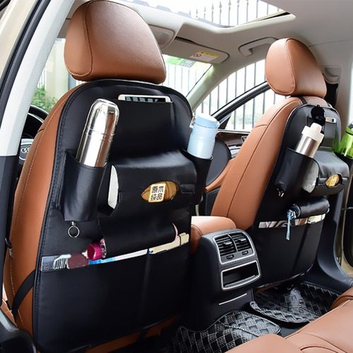 Organizador Negro Para Asientos De Coche, Bolsa Colgante Par