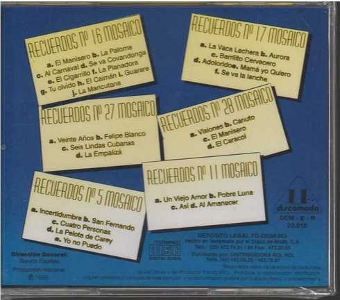 Cd - Los Melodicos / Mosaicos De Oro - Original Y Sellado