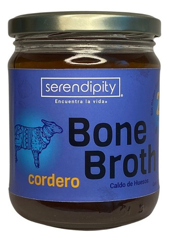 Caldo De Huesos Orgánico Bone Broth Cordero Serendipity
