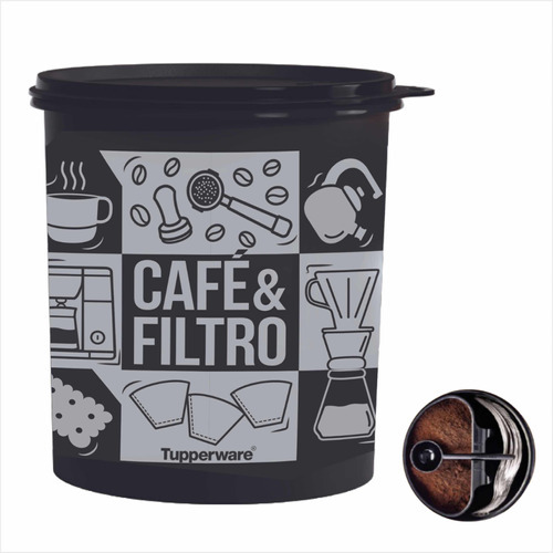 Tupperware - Tupper Caixa Café & Filtro Com Dosador Cor Pop Box