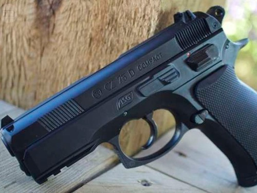 Imagen 4 de 10 de Pistola Asg Cz 75d Spring Aire 6mm Resorte + Balines
