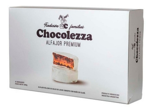 Alfajores Chocolezza Premium Con Baño Glasé X24 Unidades 