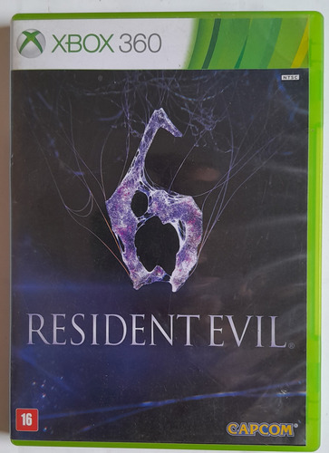 Jogo Resident Evil 6 Original Xbox 360 Midia Fisica Cd.