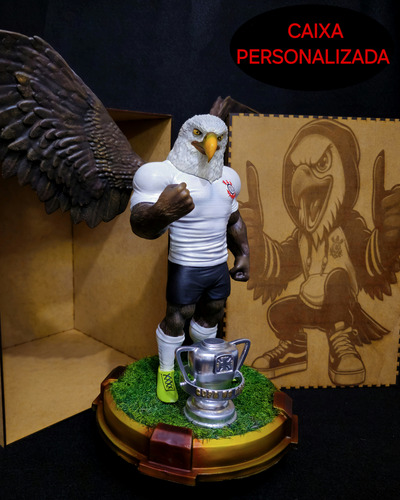 Boneco Mascote Corinthians Fc - Gavião - Colecionável 3d