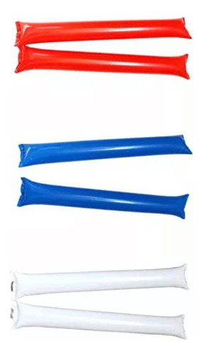 Colores Aplaudidores Inflables Sin Impresion 42pares/84pcs Azul