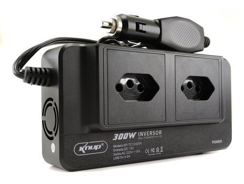 Inversor Tensão 12v Veicular 300w 4 Porta Usb 220v