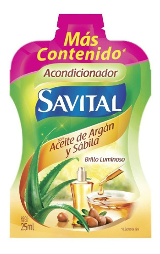 Acondicionador Savital Argán - mL a $820