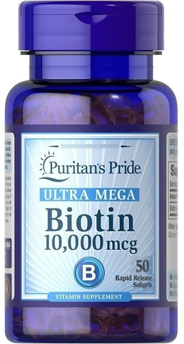 Mega Biotina 10,000 Mcg Y A