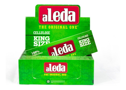 Kit Atacado 3 Caixas Aleda Celulose King Size Verde