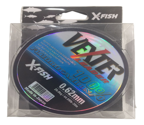 Linea Fluorocarbon Vexter 0,62mm 20kg X-fish Made In Japan