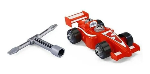 Carrinho Pit Stop F1 Monte E Desmonte Seninha 14 Peças