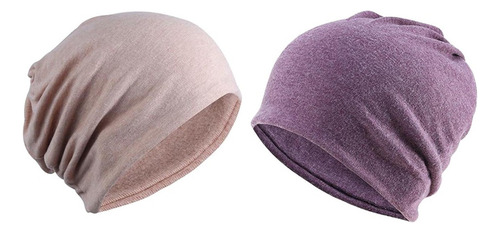 2 Piezas De Algodón Holgado Holgado Gorro De Quimio Gorro