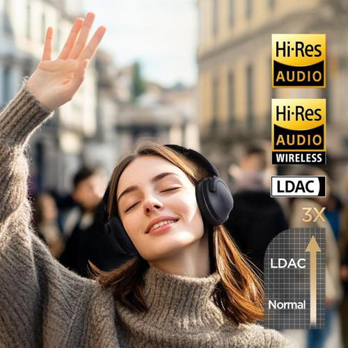 Audífonos Bluetooth Hires Con Anc Sonoflow Pro Matte Gray Gris