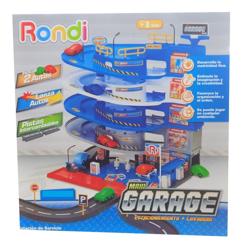Estacion Maxi Garage Con Sonidos Electrónicos Rondi