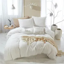 Comprar Duvet Cover Cama Sencilla Borlas 2 Piezas