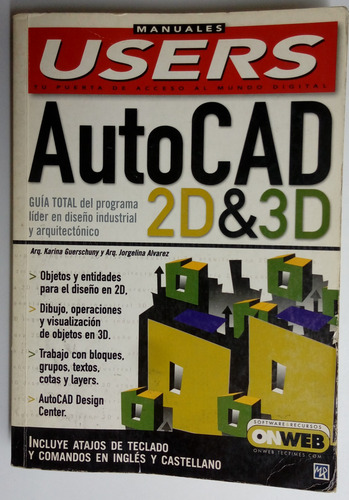 Autocad 2d & 3d - Manuales Users (Usado)