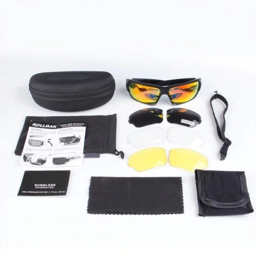 Imagem 8 de 9 de Oculos Ess Rollbar Oculos Airsoft Oculos Balísticos 4 Lentes
