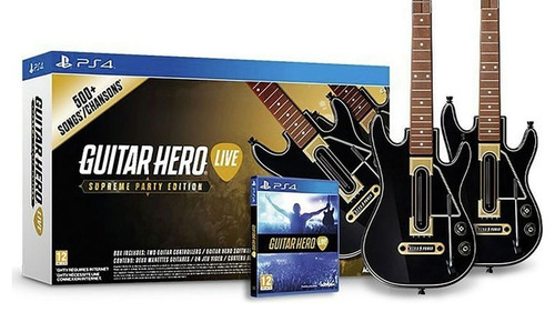 montar Salida Inactivo Guitar Hero Live Ps4 Supreme Party Edition 2 Guitarras Nuevo | Meses sin  intereses