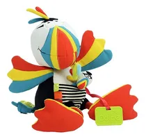 Comprar Juguete Pavo Didactico Tela Con Texturas Mordillos Bebes 0m+