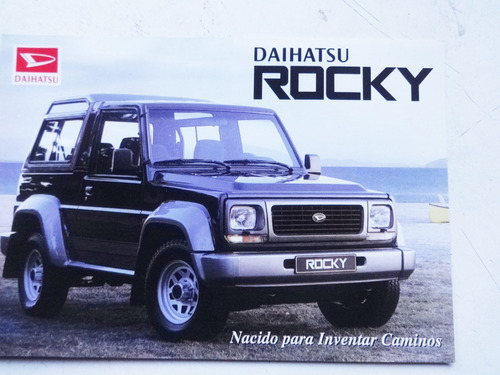 Folleto Antiguo Daihatsu Rocky 4x4 Auto Clasico No Manual 