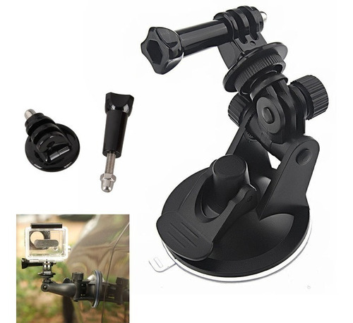 Suportes Go Pro 4 Hero 5 Silver 6 3+ Black Xtrax Action