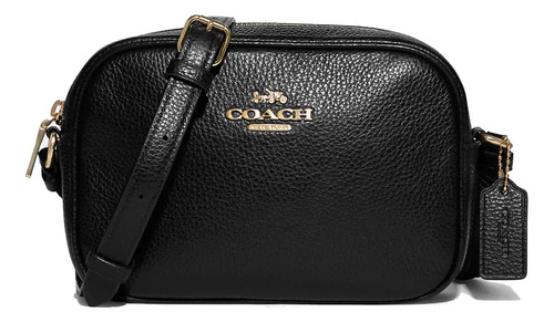 Bolsa Bandolera Coach Mini Jamie Camera Bag Cuero Negro