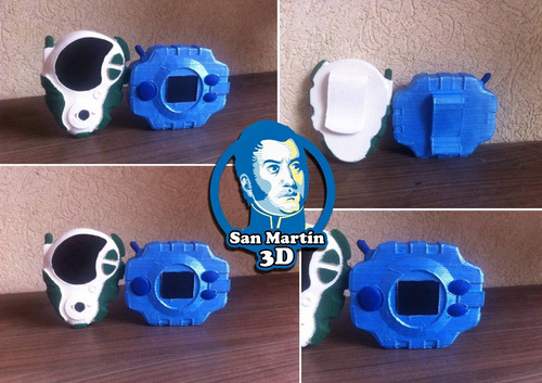 Digivice Mas Portaemblema Impresion 3d