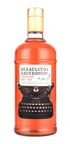 Heraclito & Macedonio Dry Gin Botanicos X750ml. - Argentina