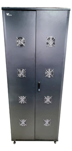 Puerta De Metal (kit) 8 Fanes 220v Para Rack 42u 800 Ancho