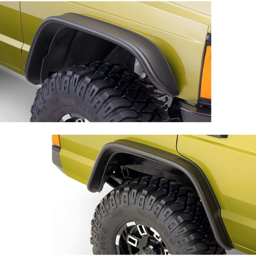 Guardabarro Bushwacker Para Jeep Liso Fender Pieza Lisa;