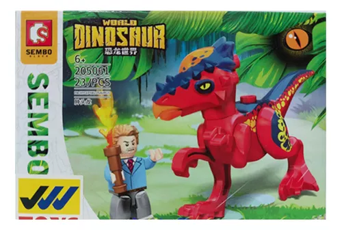 Blocos de Montar Ovo Surpresa Dinossauros Do Jurássico Coleção Brinquedo  Lego