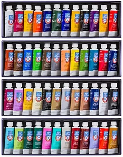 Estuche de pinturas acrílicas Myartscape con 48 tubos de 0.71 fl oz para  pinturas artísticas de gran calidad