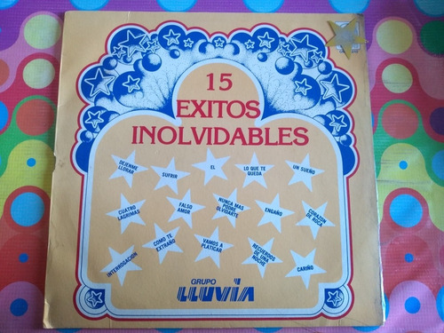 Grupo Lluvia Lp 15 Éxitos Inolvidables