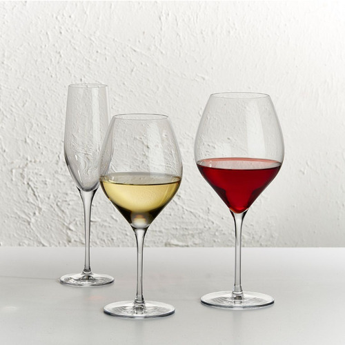 Imagen 3 de 4 de Copa Champagne Cristal X 6 Unid Nude Vinifera 245 Cc