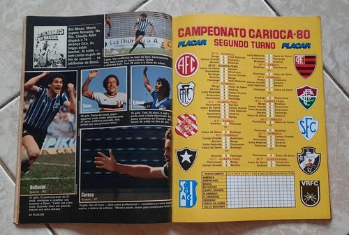 Revista Placar 548 Fluminense Campeão 1980 Superpôster (Usado)