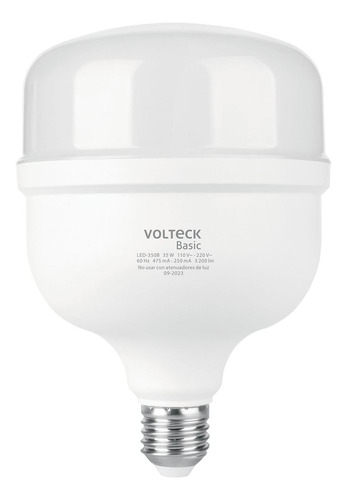 Lámpara Led Alta Potencia 35w (equiv. 300w) Luz De Día Basic