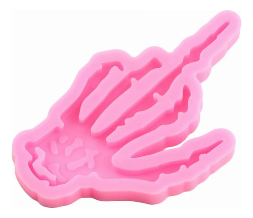 2pcs Molde De Silicona Manos De Esqueleto Fondant Resina