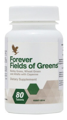 Forever Fields Of Greens Suplemento Nutracêutico - 4 Potes