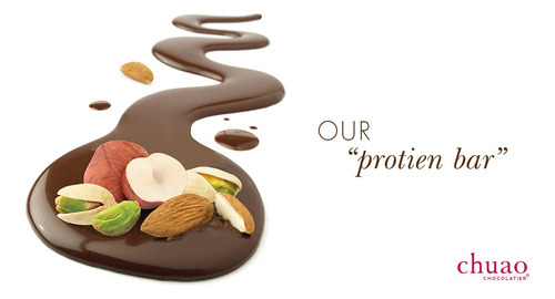 Barras De Chocolate Negro Triple Nut Temptation 3 Unidades