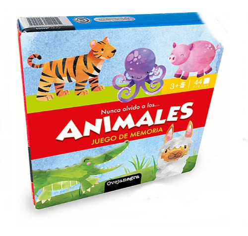Juego Memoria Memotest Animales 44 Piezas Concentracion