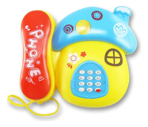 Juguete Telefono Didactico Infantil Niños Niñas Sonidos 