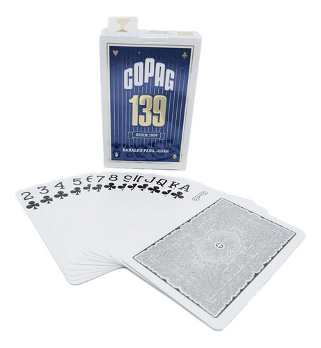 Baralho Copag 139 Tradicional Naipes Tamanho Normal Kit C/ 2