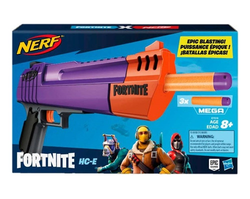 Lanzador De Dardos Nerf Fortnite Hc-e Original Blaster